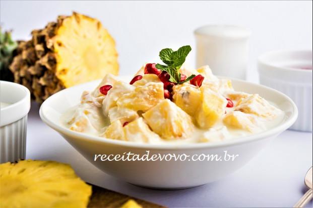 Abacaxi ao creme belga