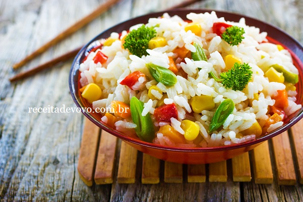 Arroz colorido