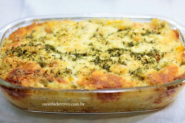 Arroz de forno bem cremoso