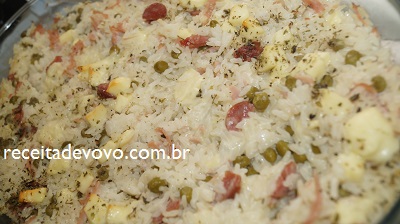 Arroz de forno super fácil