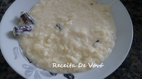 Arroz doce cremoso