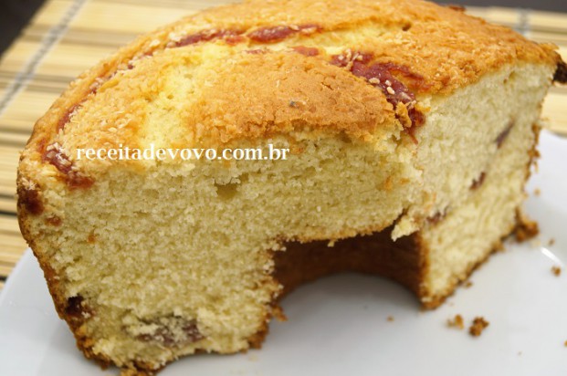 Bolo de goiabada