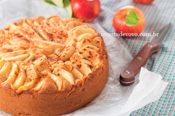 Bolo de maçã