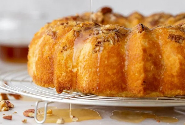 Bolo de maçã com canela