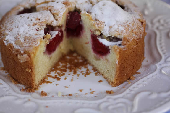 Bolo de morangos