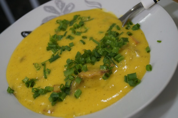 Creme de mandioquinha com abóbora
