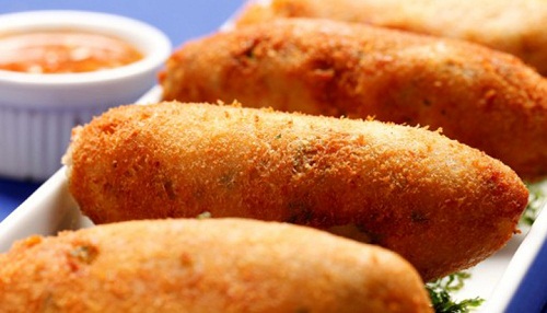 Croquete de frango fácil
