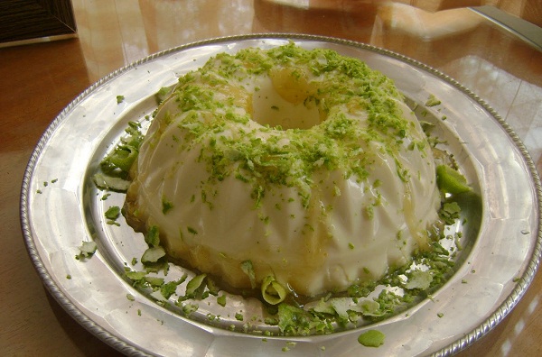 Flan de limão