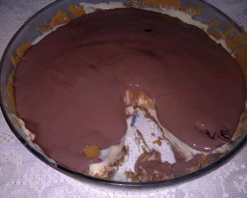 Mousse de limão com chocolate