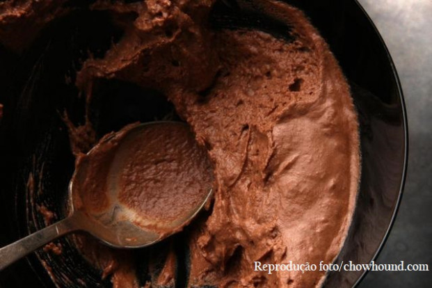 Mousse tradicional de chocolate