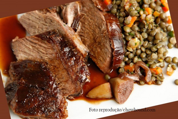 Picanha de forno no sal grosso