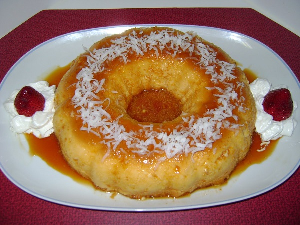 Pudim de coco