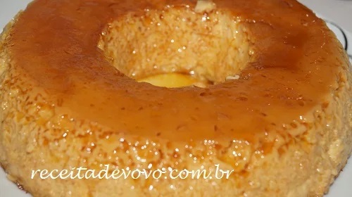 Pudim que não vai ao forno