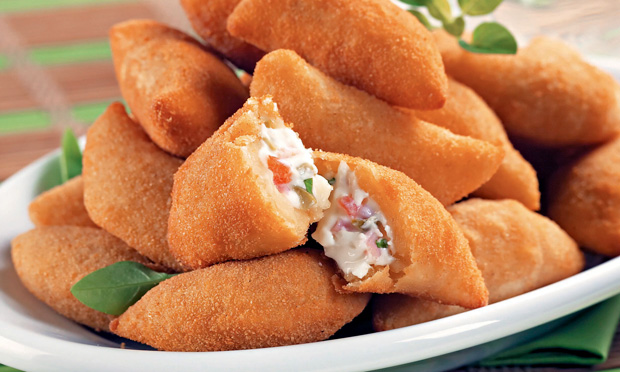 Risoles de presunto e queijo