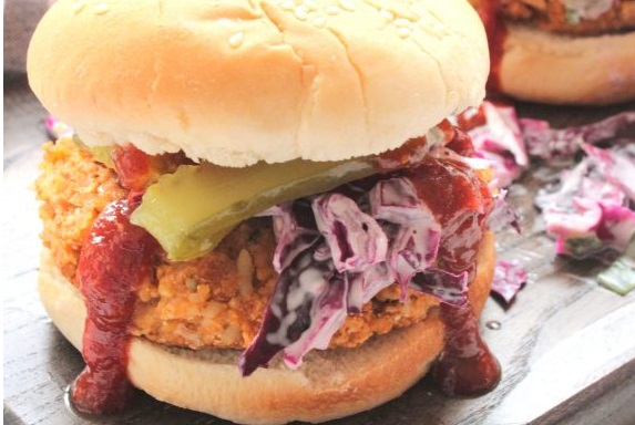 Receita de hambúrguer de Grão de bico