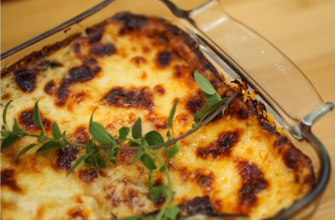 Receita de lasanha de berinjela