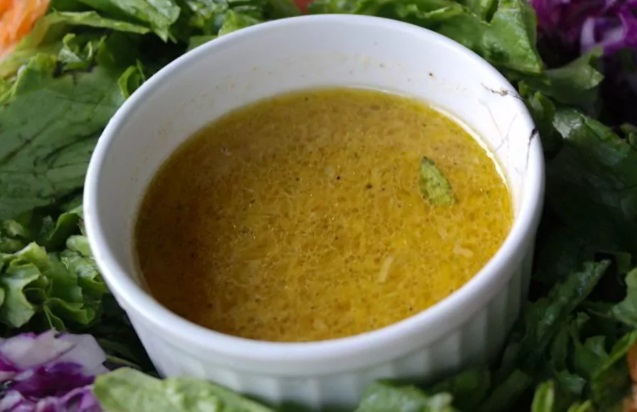 Molho Para salada de mel e mostarda