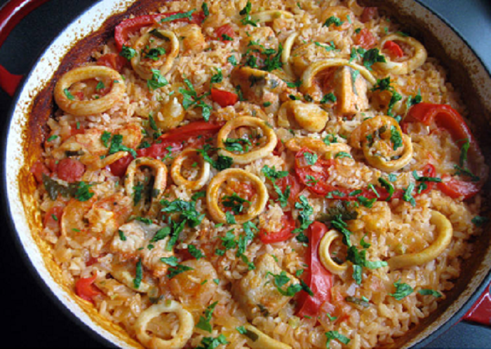 Arroz de frutos do mar