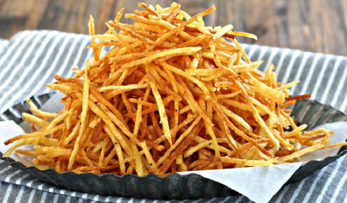 Batata palha caseira