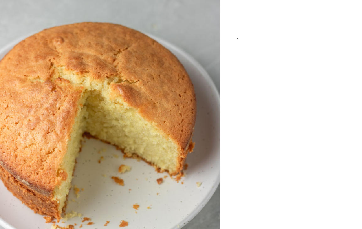 Delicioso bolo de arroz cru