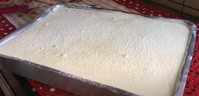 Bolo gelado de leite ninho