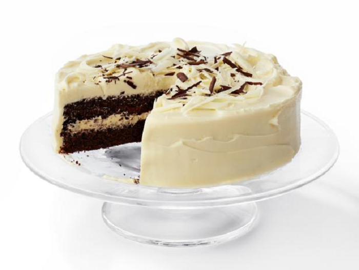 Recheio de chocolate branco para bolo