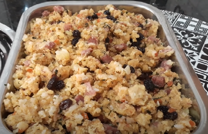 Farofa de abacaxi