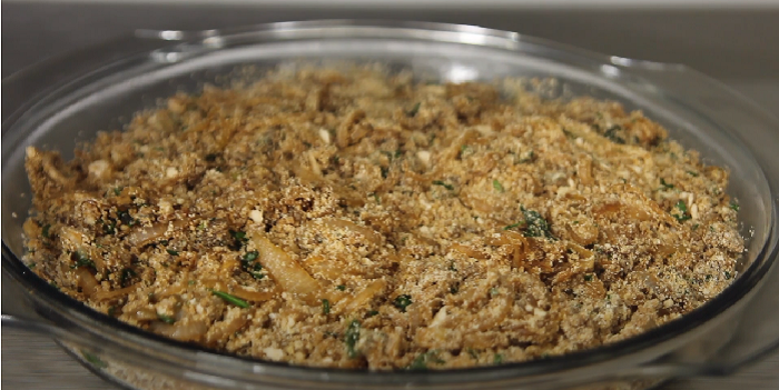 Farofa de cebola queimada