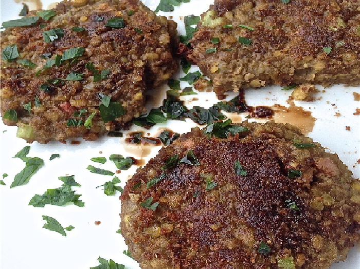 Hambúrguer de lentilha