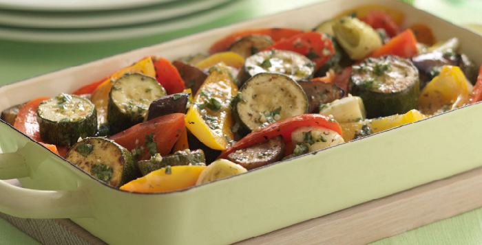 Legumes assado no forno
