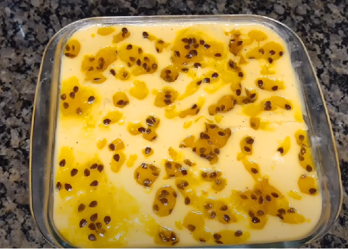 Pavê de maracujá simples
