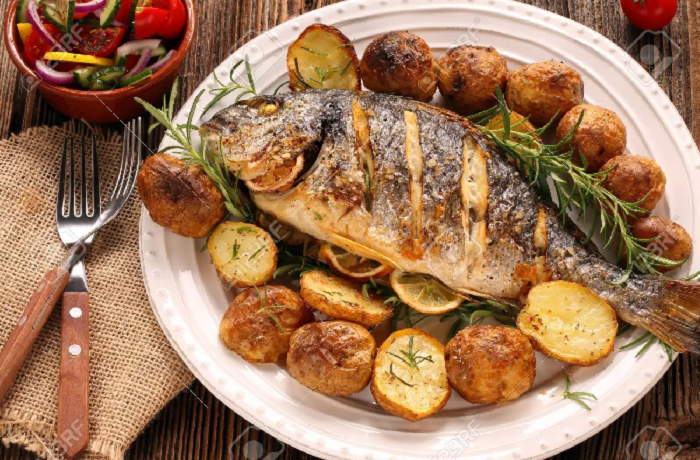 Peixe assado