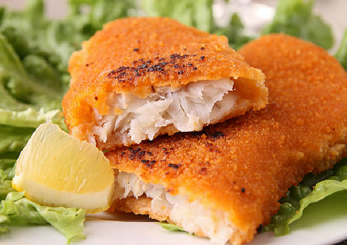 Peixe empanado