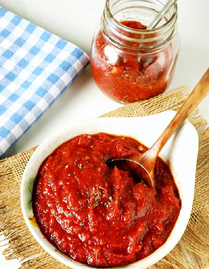 Molho de tomate simples caseiro