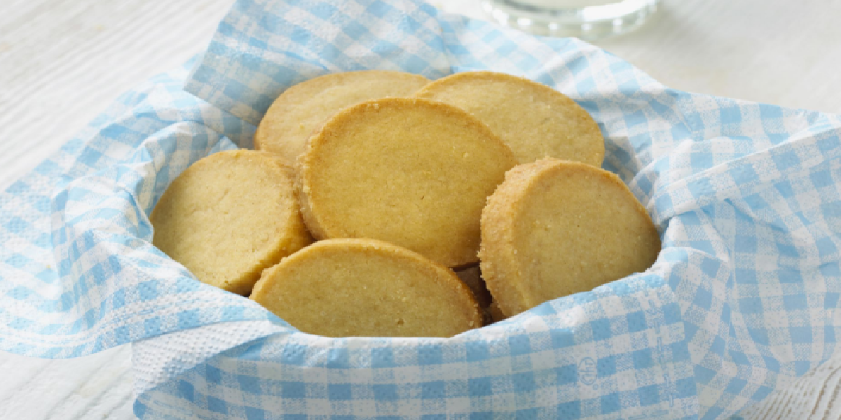 Biscoito amanteigado de laranja