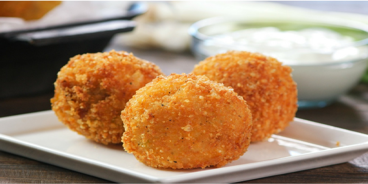 Receita bolinho de batata simples