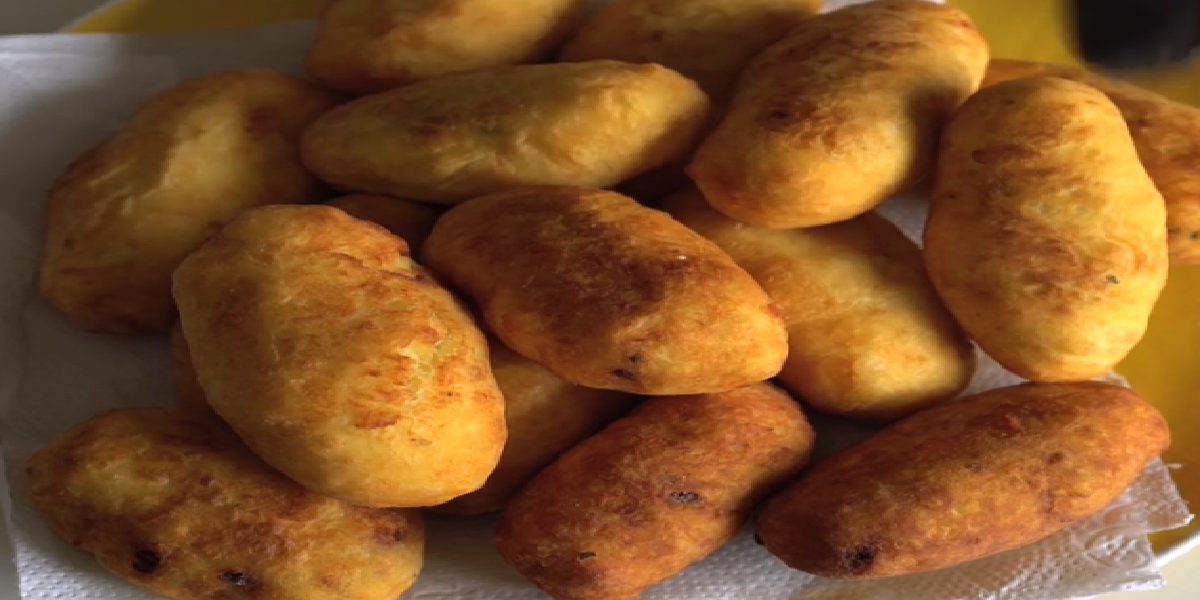 Bolinho de batata com carne