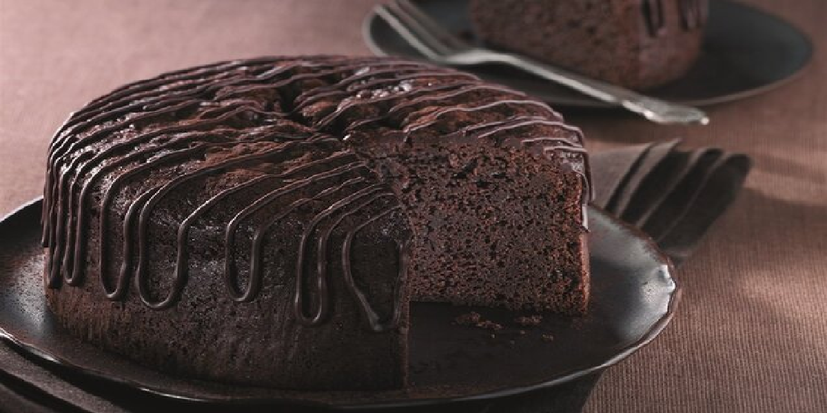 Bolo de chocolate amargo