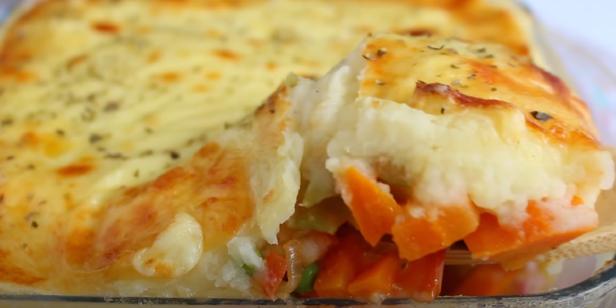 Escondidinho de vegetais