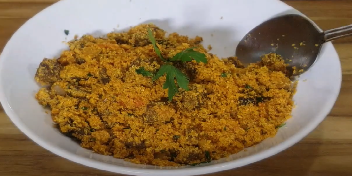 Farofa de resto de carne