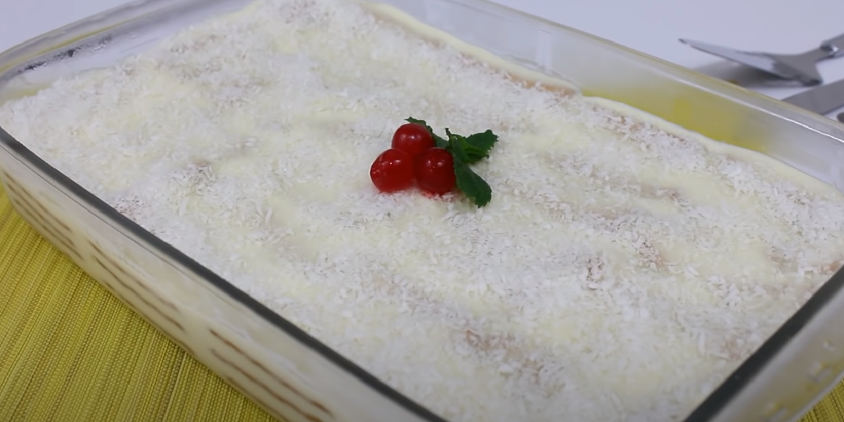 Pavê de bolacha maizena