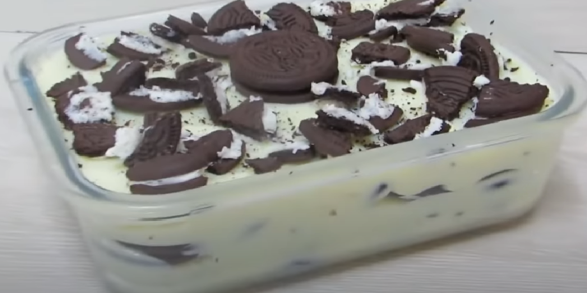 Receita de pavê de chocolate com negresco