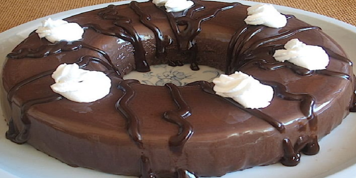 Pudim de chocolate cremoso