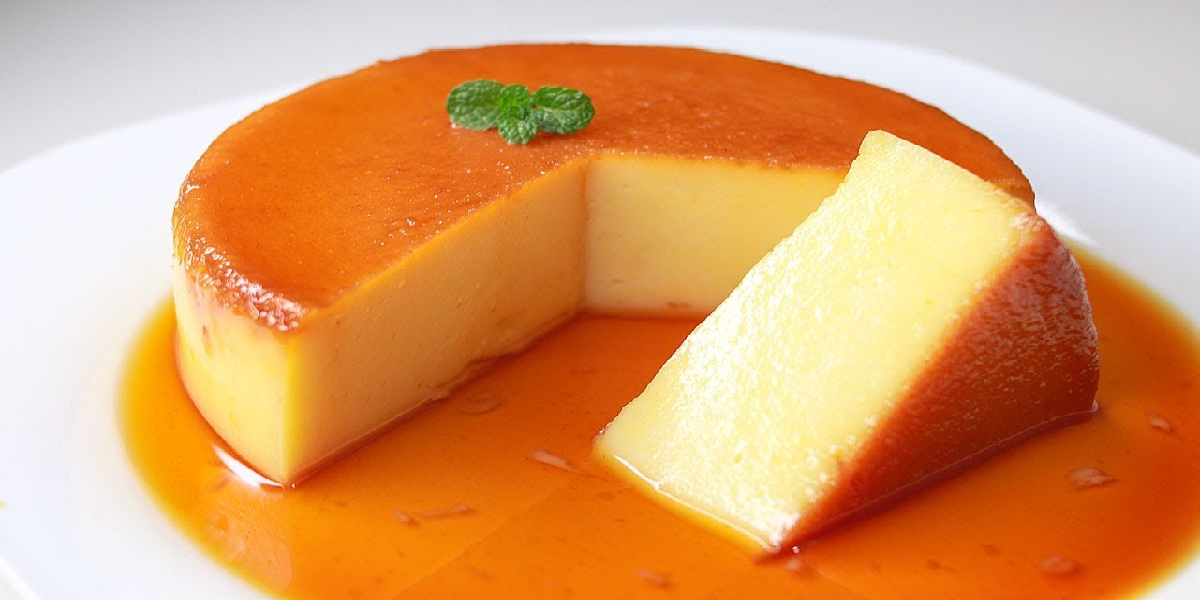 Pudim de padaria cremoso
