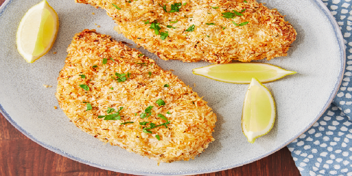 Receita de Filé de frango frito empanado