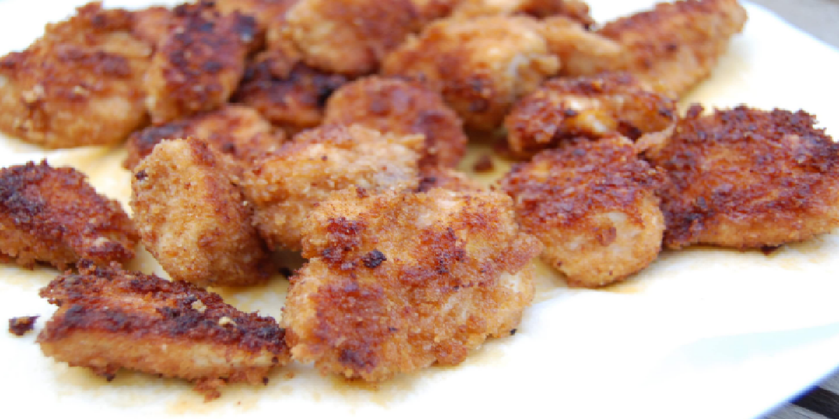 Receita de Nuggets de frango sem glúten