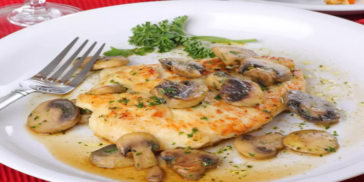 Receita de Peito de frango com cogumelos