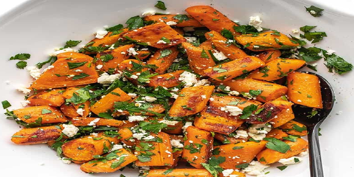 Salada de cenoura assada