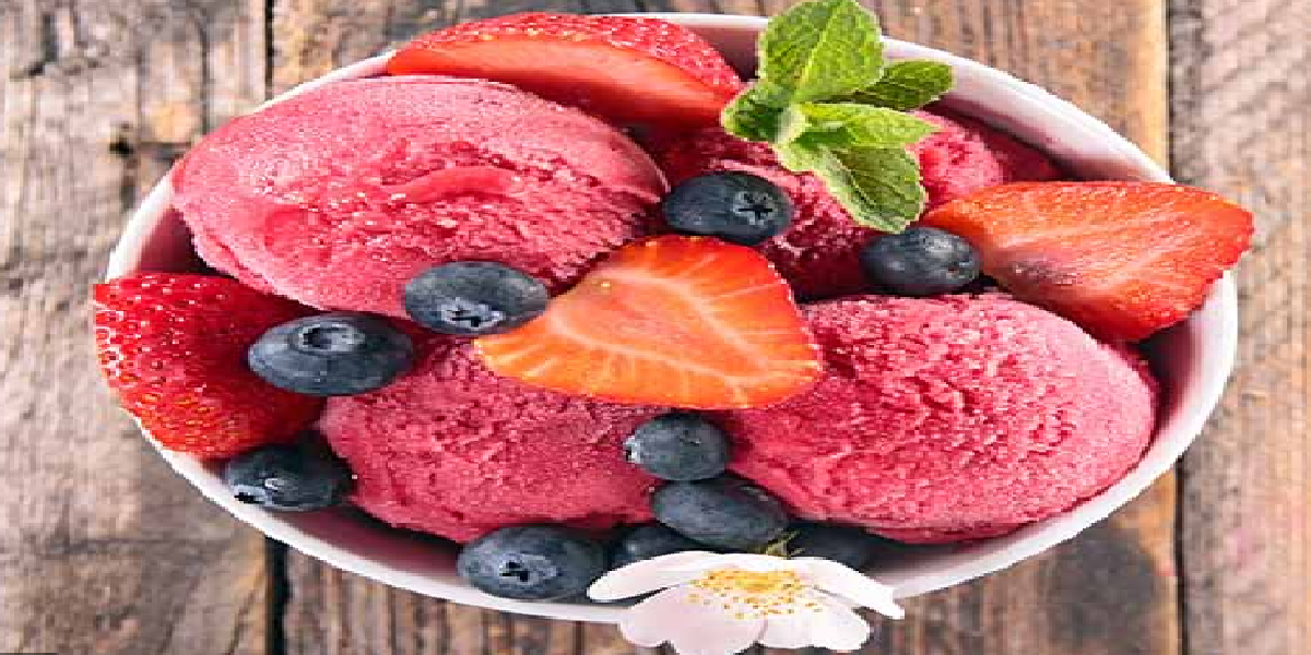 Sorbet frutas vermelhas