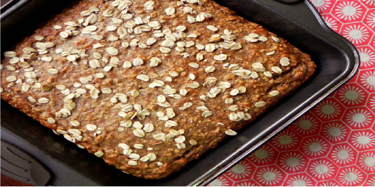 Receita de Bolo de banana com aveia saudável